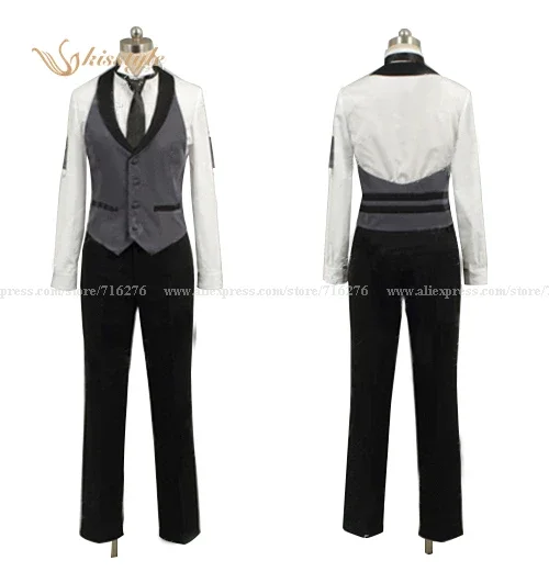 Kisstyle Fashion Black Butler 2 Kuroshitsuji Sebastian Sebastian Michaelis Uniform Clothing  Cosplay Costume,Customized Accepted