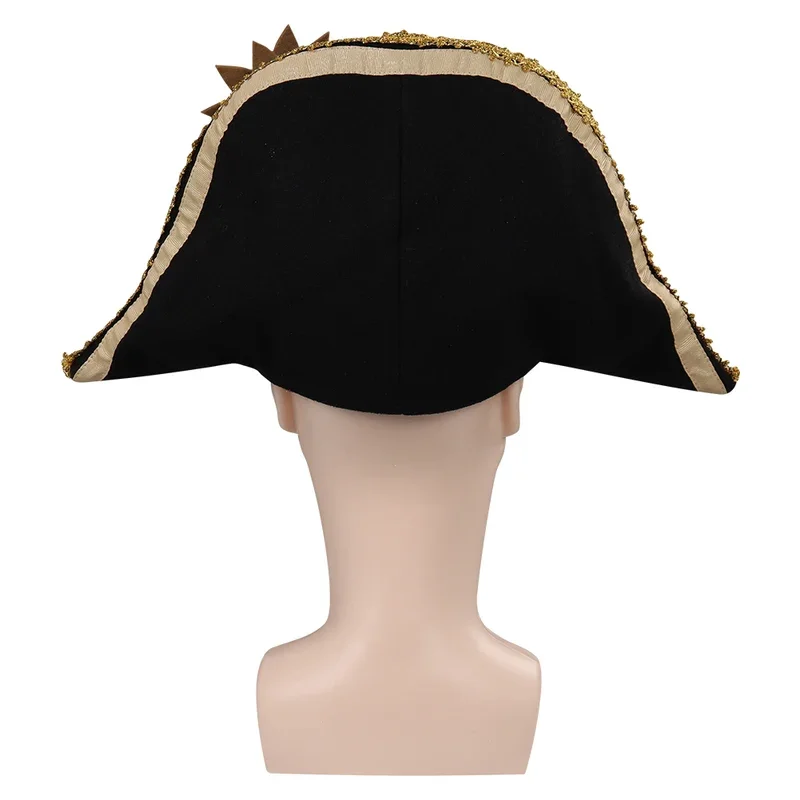 Captain Hook Cosplay Pirate Hat Cap 2023 Movie Peter Cosplay Pan Roleplay Fantasia Headwear Men Costume Accessories Halloween&J1