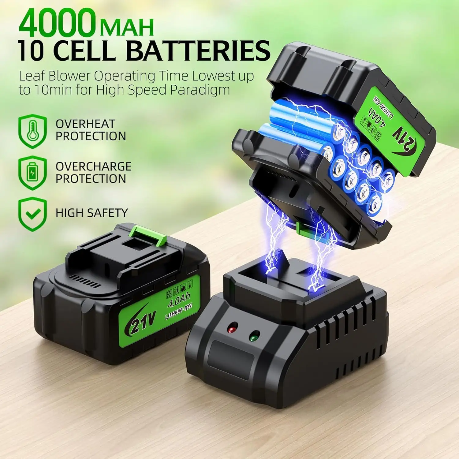 Bezprzewodowy elektryczny dmuc – Gardening Tools Battery Powered recenzja i cena