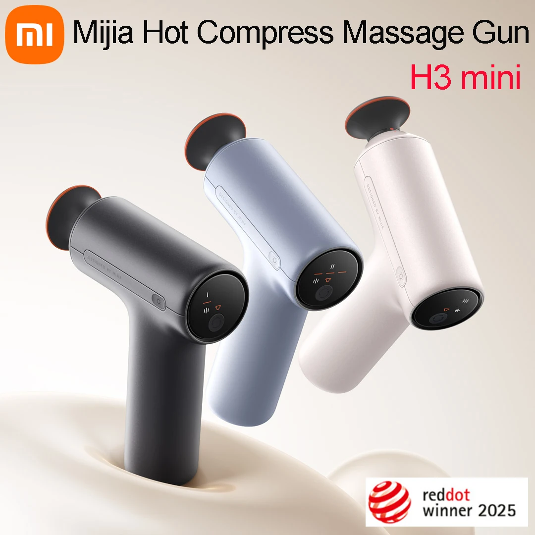 Xiaomi mijia الساخن ضغط اللفافة بندقية H3 البسيطة في الهواء الطلق المحمولة تدليك بندقية 12 كجم التوجه الاسترخاء العضلات 3-وضع السرعة 45dB الضوضاء