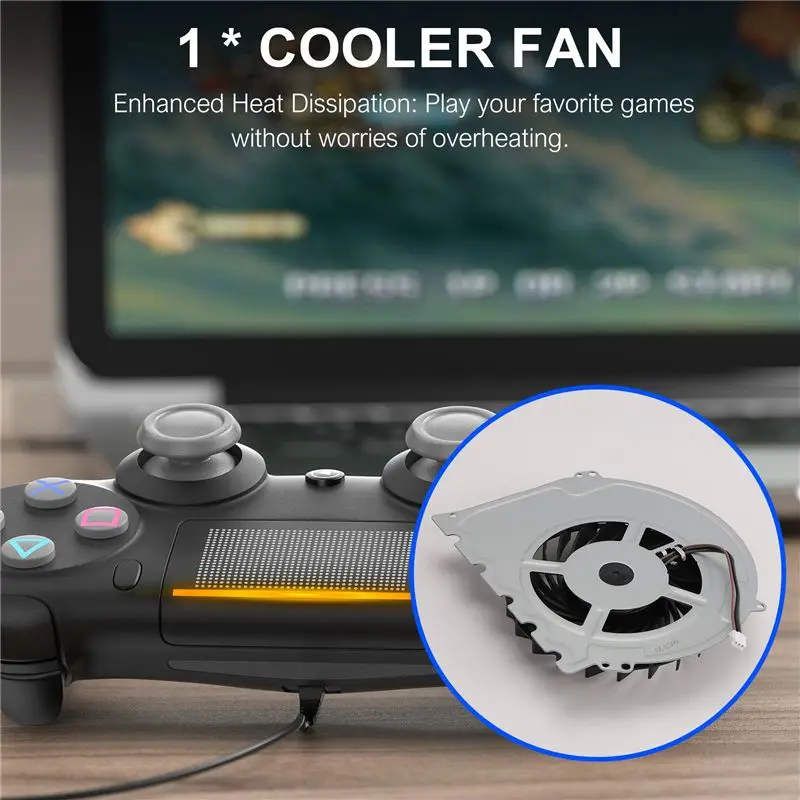 Ventilador YSS-Cooler para consola PS4 Slim 2000, ventilador de refrigeración interno de repuesto para la consola.