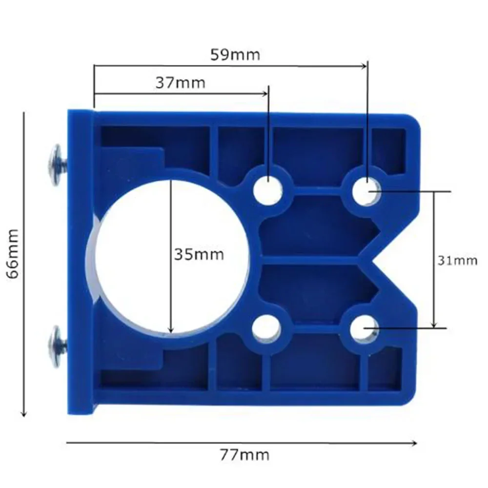 Pocket Clamp Hinge Jig Set Tapper Woodworking Cabinet Door Installation Locator Mounting For Furniture Hand Tools