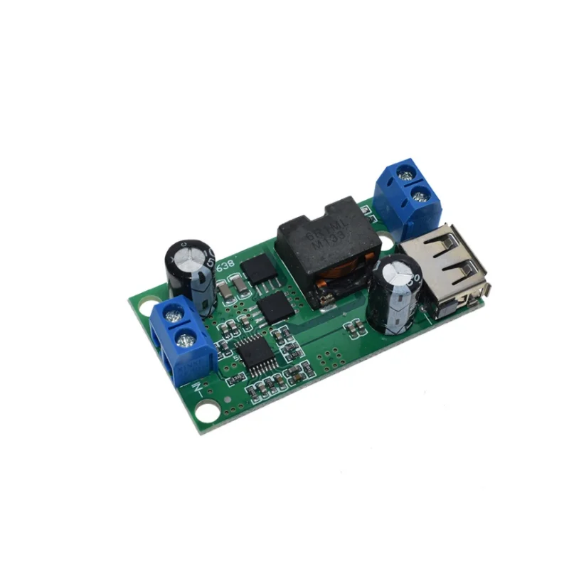 DC-DC 9V 12V 24V 36V to 5V/5A Step-Down Module Regulated High Power Vehicle Voltage Stabilized Power Converter Module