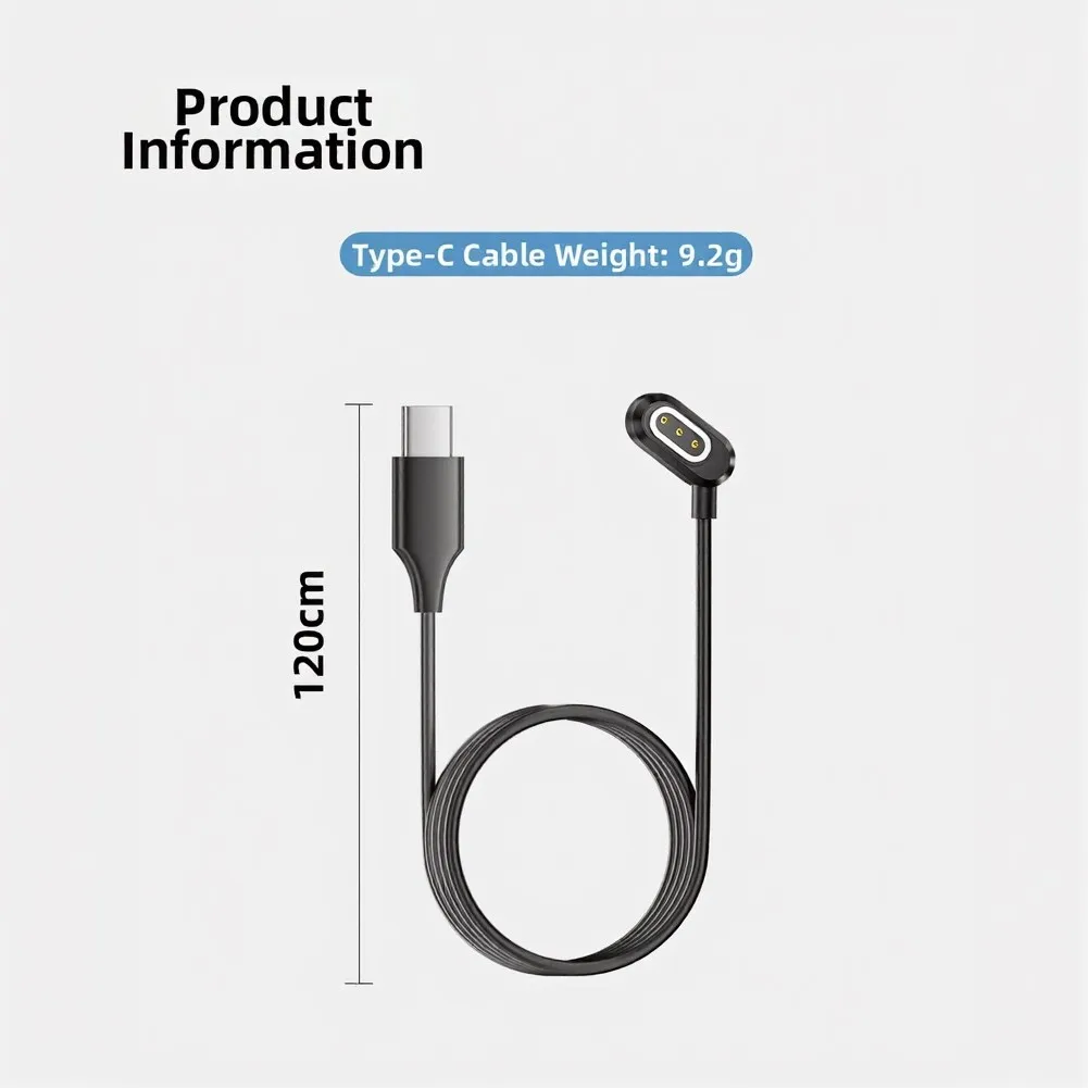 Magnetic USB C Charger Adapter For AI Glasses Fast Reliable Charging Quick Charging Cable Adapter Digital Charge Accessories