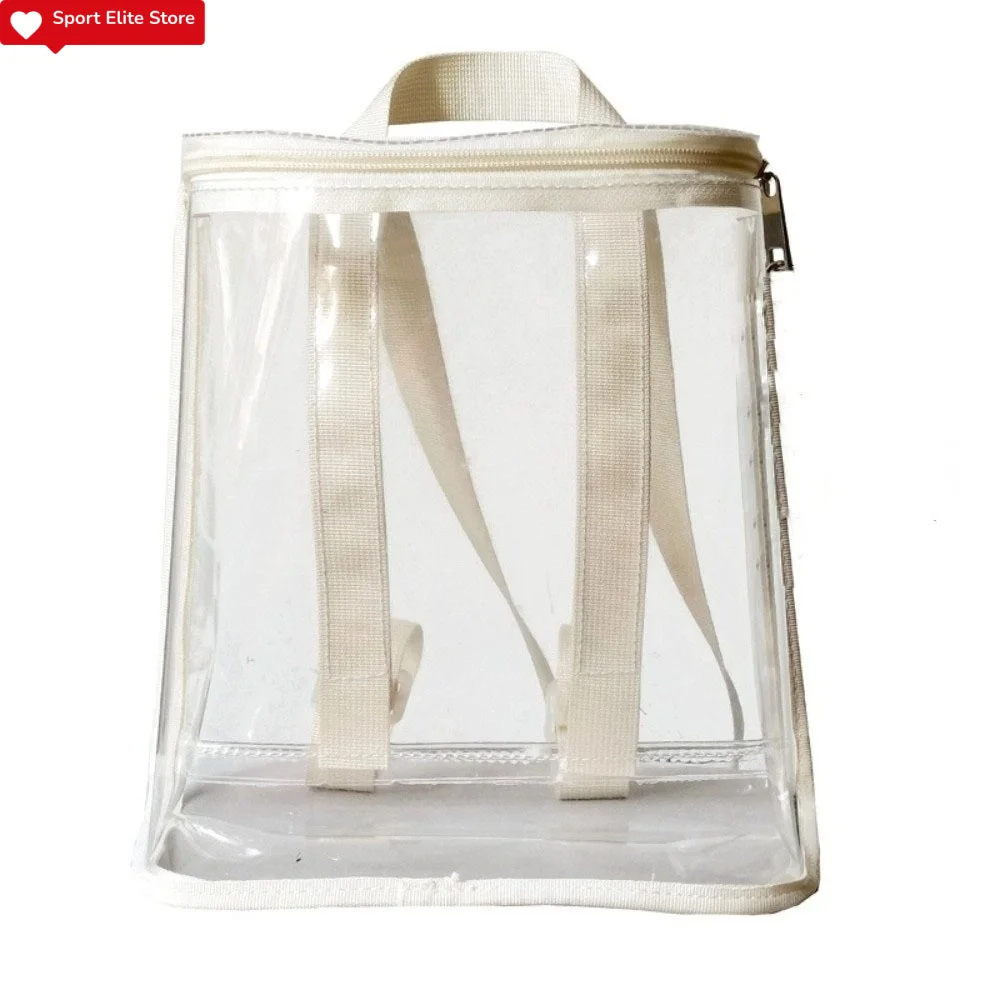 PVC Organizer Clear Kids Backpack Visible Zipper Swimming Storage Bags Ins Style Large Capacity Beach Waterproof Backpack School