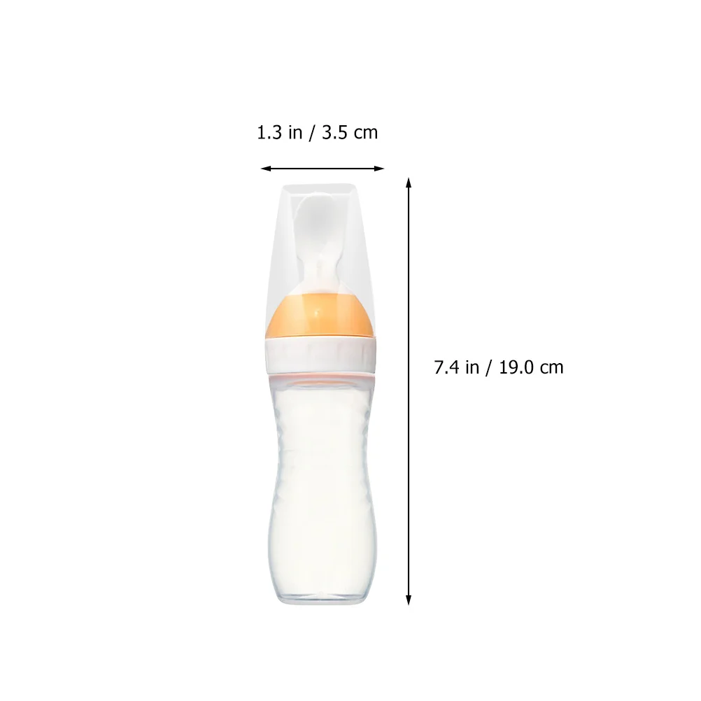 

Baby Food Feeder Silicone Rice Paste Spoon Bottle Feeding Food Dispenser Feeding Bottle Soft Safe Infant Gum Care