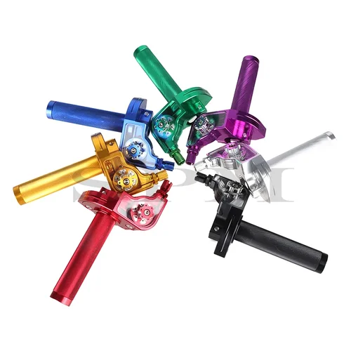 Imagen 2 del producto Cable Universal CNC para manillar de acelerador de aluminio, 22mm, para motocicleta, ciclomotor, ATV, Quad Bike, M10 x 1,5