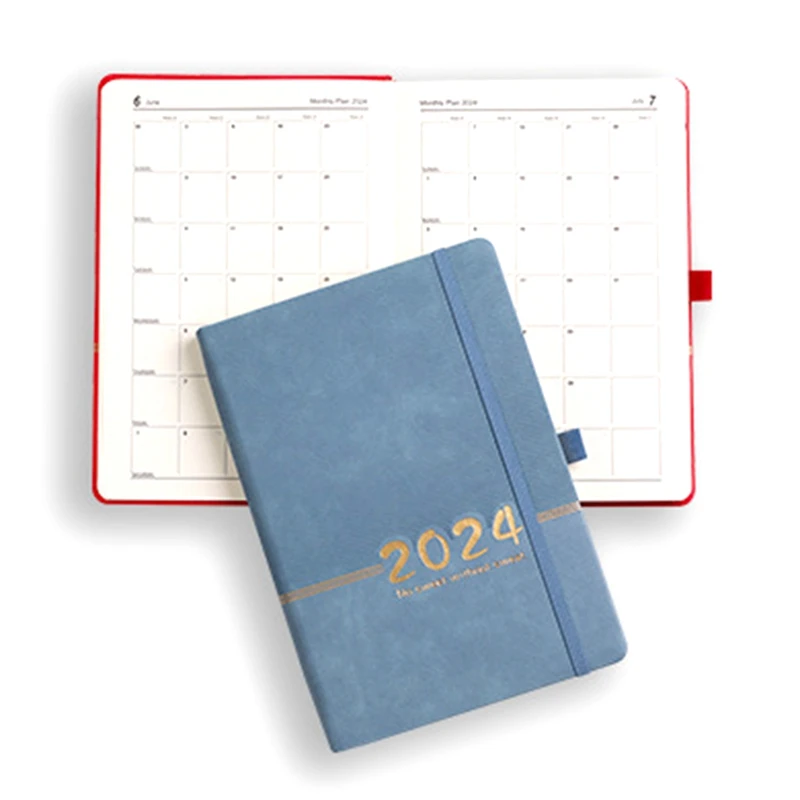 5PCS Planner Jan 2024 -Dec 2024, Monthes Calendar Organizer Notebook 2024 Calendar 5.6Inch X 8.26Inch