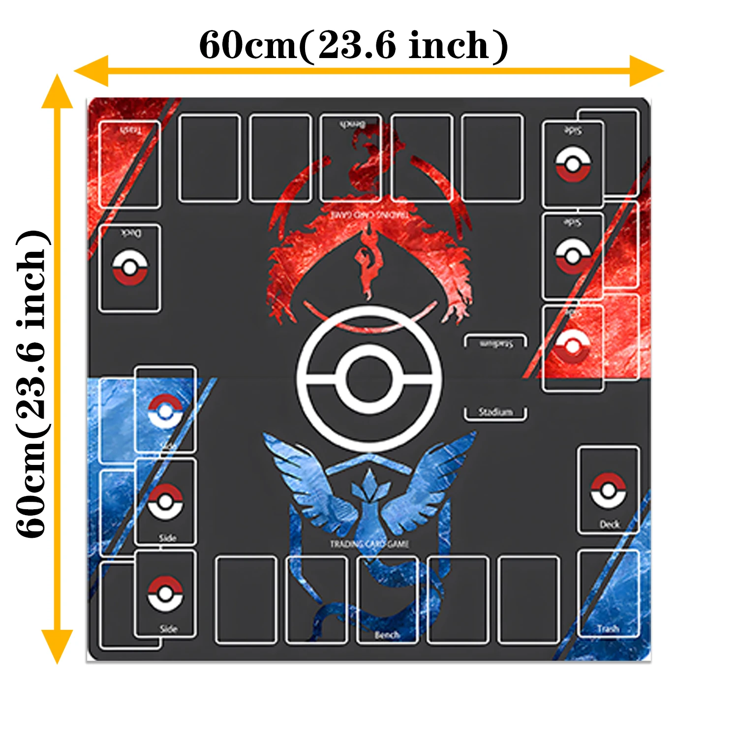 PTCG Card Playmat Game Battle Collection Cards Mat Kids Toys for Gifts