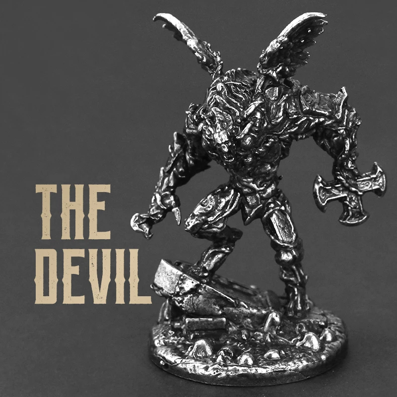 Metal gravedigger carrying coffin man soldier man model hand-made toy tabletop game car-carrying ornaments gift for boys