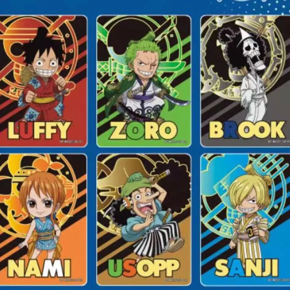 New Original Japanese Anime ONE PIECE Collection Card Cartas Luffy Roronoa Sanji Nami Tcg Game Cards Children Birthday Gift