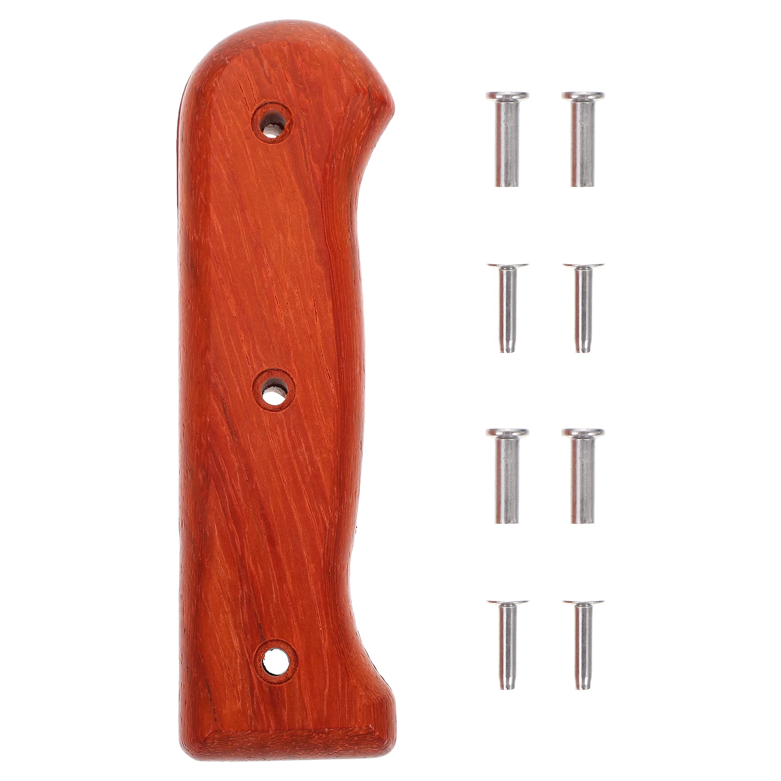 

Kitchen Knife Handle Knifes Wood Grip Accessories Accessory Replaceable Brown for