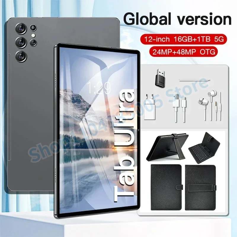 Imagem -02 - Tablet Original S23 Ultra Android 13 Versão Global Desbloqueado Pad Gps 5g Dual Sim Snapdragon 888 hd 4k 16gb Mais 1tb 12 2023