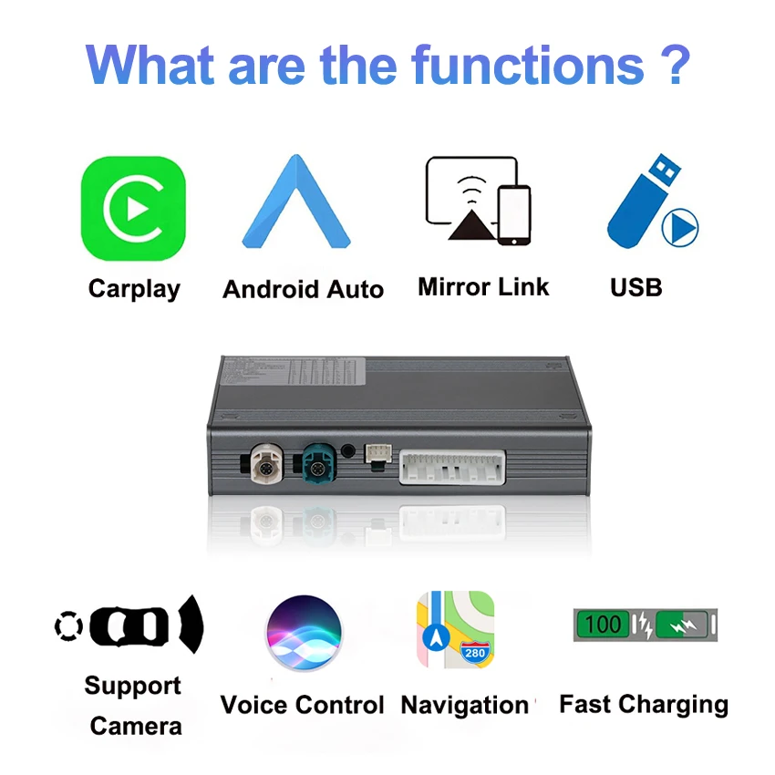 Carplay Android Auto اللاسلكي لسيارة ألفا روميو جوليا ستيلفيو 2015-2019 مع نظام تحديد المواقع والملاحة راديو السيارة مشغل وسائط متعددة قائمة OEM
