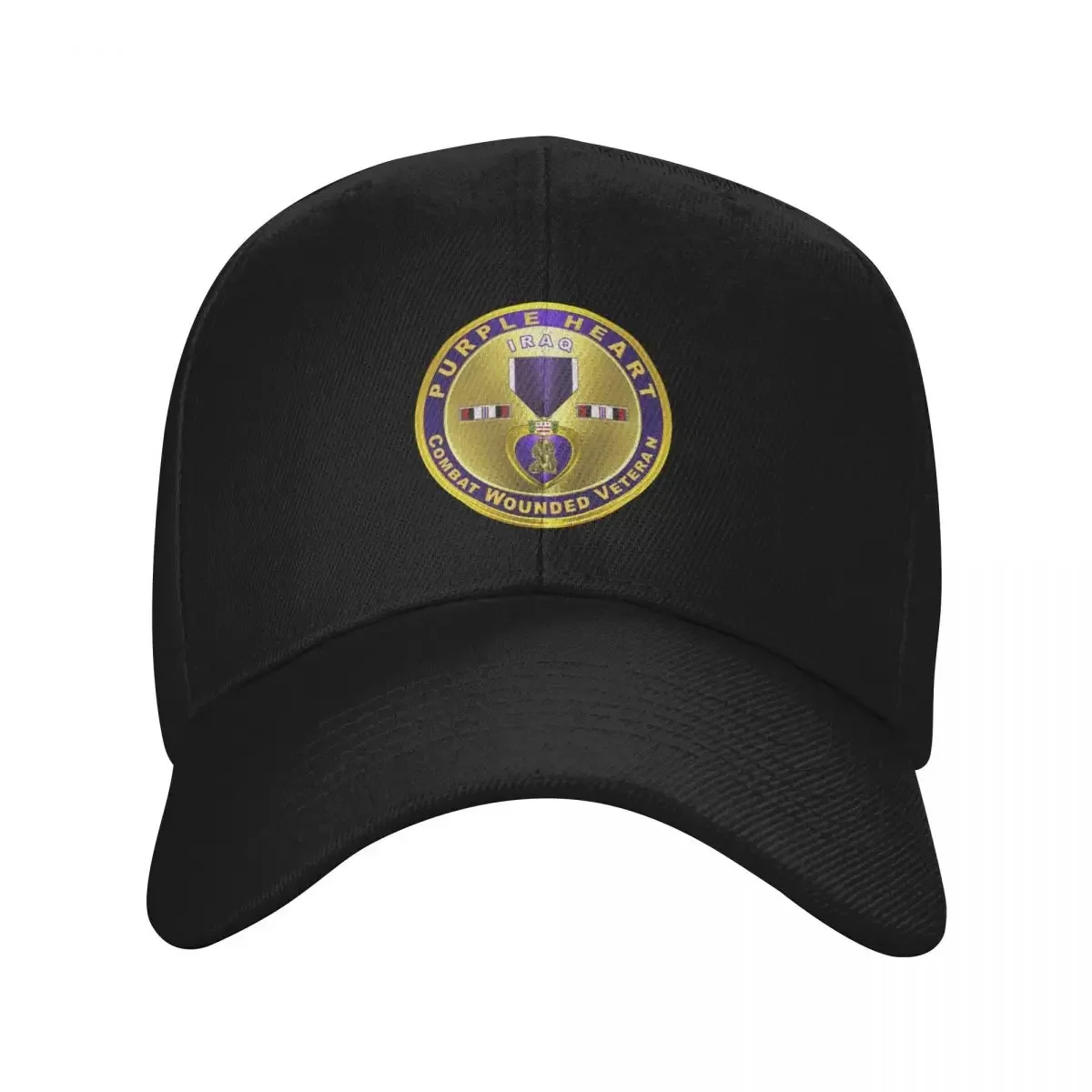 Purple Heart Medal IRAQ Veteran Baseball Cap New In Hat Trucker Cap For Women Men's