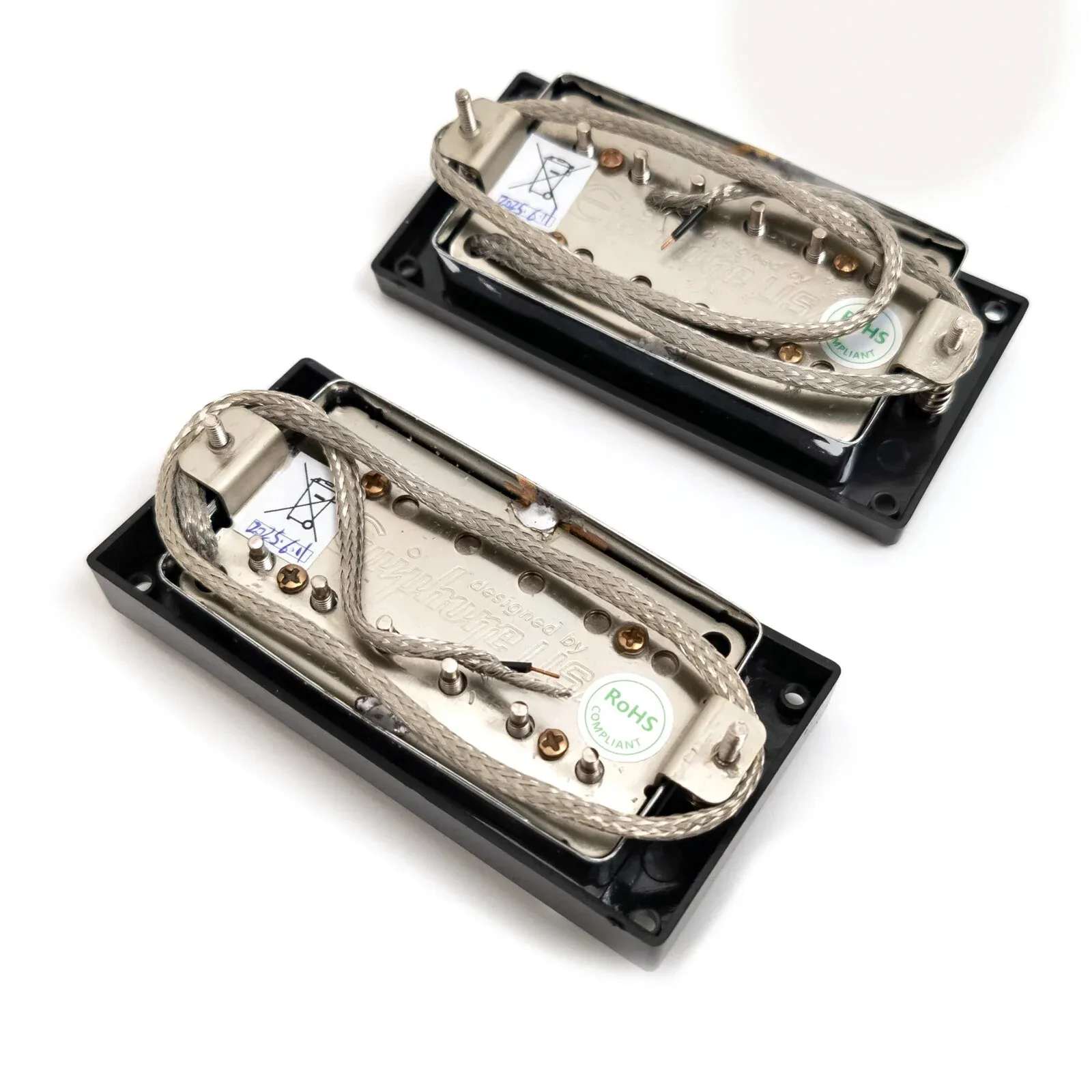 

Звукосниматели-хамбакер для электрогитары для LP SG, набор звукоснимателей с бриджем и грифом, 4 провода, с набором жгутов проводов