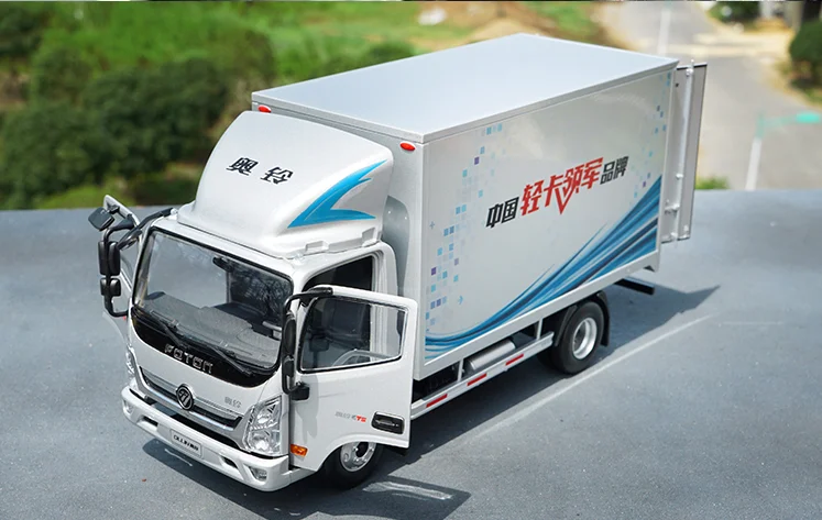 High Quality Original Factory 1:22 Foton Ollin Cts Diecast Van Truck Models for Gift, Collection