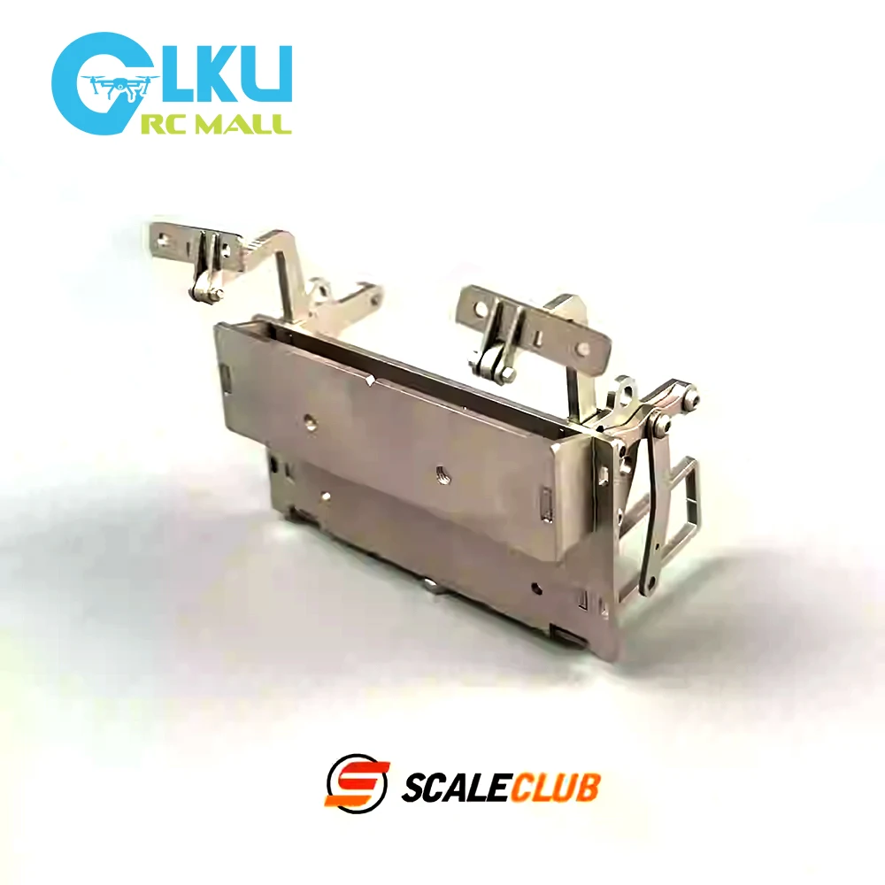 Scaleclub 1/14 Tamiya adapts TGS metal car shell head beam CAB rotating bracket flip hinge