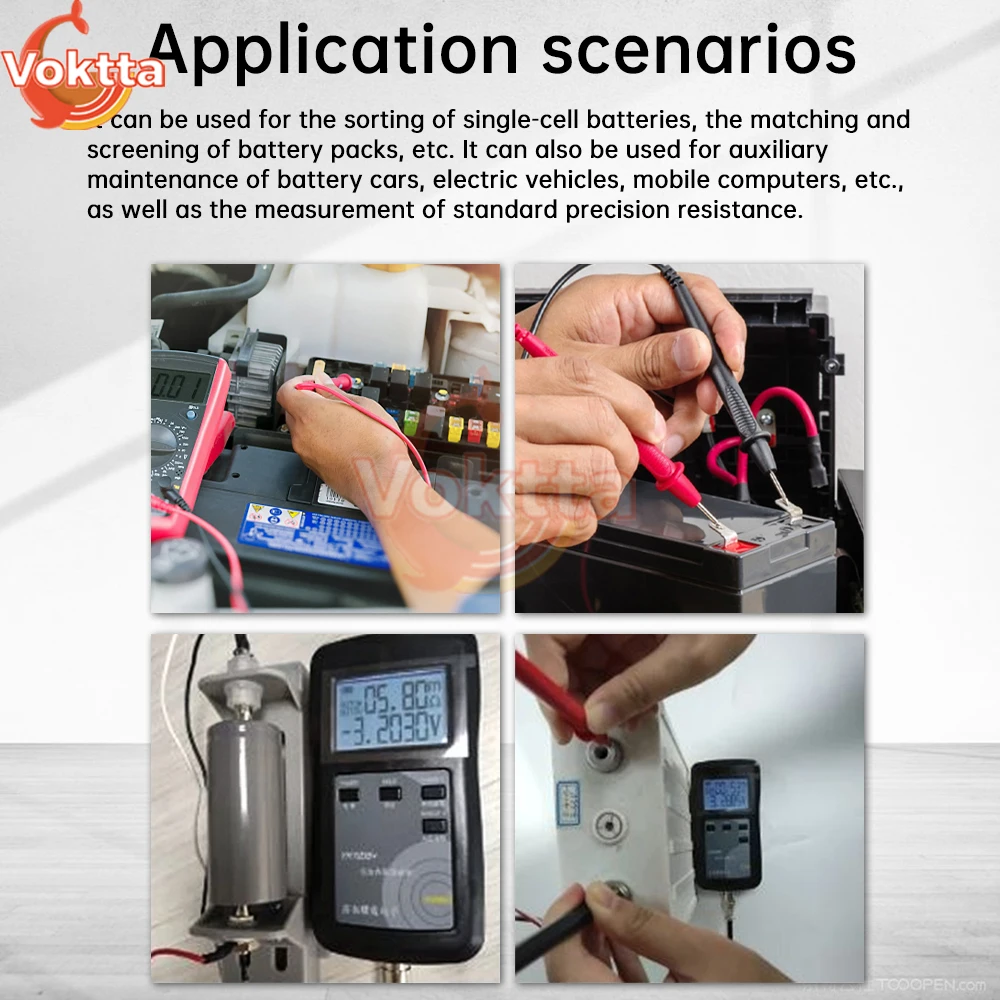 Imagem -05 - Bateria de Lítio Testador de Resistência Interna Testador de Bateria de Alta Precisão 4-wire Yr1035 Mais Instrumento de Teste dc 0100v