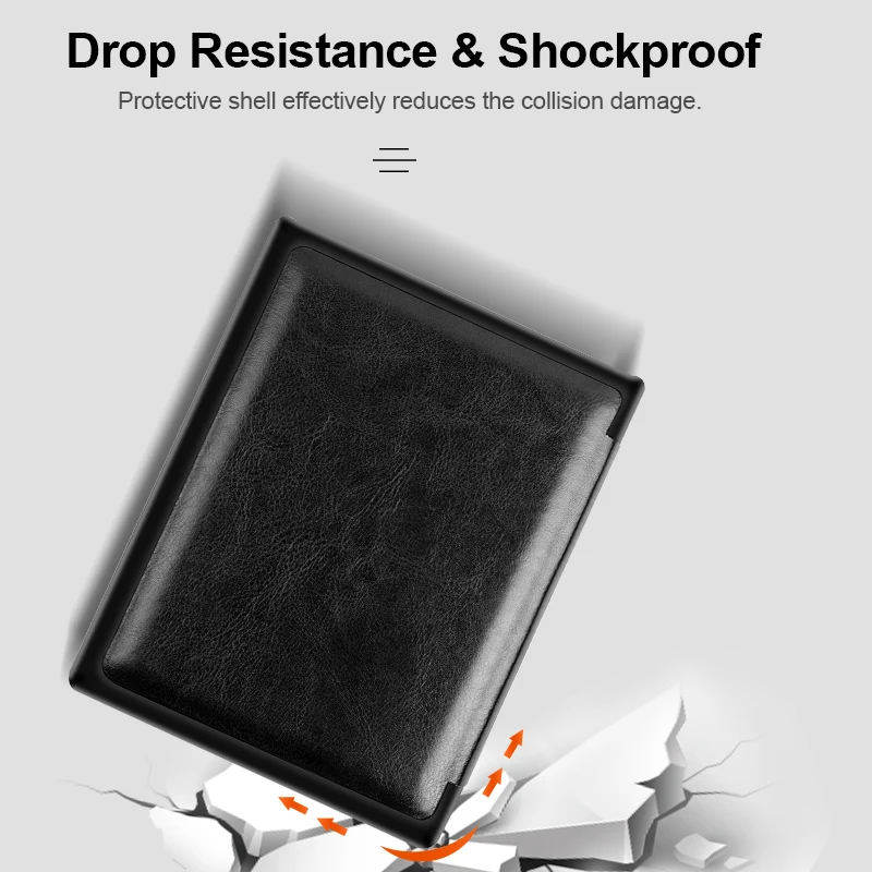 Für Kobo Aura N514 Smart Cover 6-Zoll-Ledertasche Displayschutzfolie Capa Ereader Auto Sleep Wake Up Magnetisches Ebook Hoesje Funda