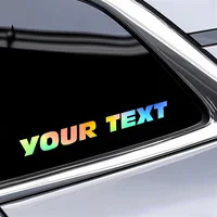 1PC Custom Motorcycle Stickers Waterproof Bold Letter Style DIY Fuel Tank Car Window Side Body Scooter Helmet Bike Vinyl Decals 3