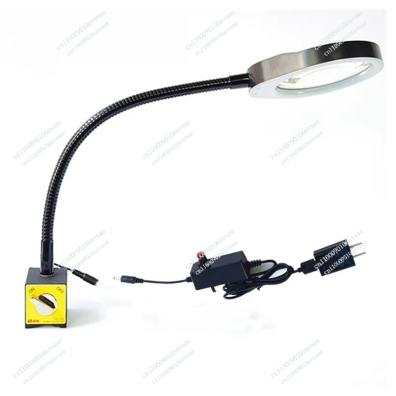 lente-d'ingrandimento-led-con-base-magnetica-pd032b-3x-5x-8x-10x-con-braccio-flessibile