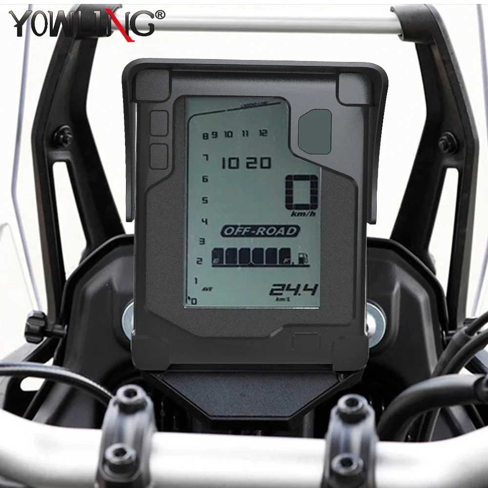 

For Yamaha TENERE 700 XTZ700 T7 2019-2024 2025 TENERE700 TFT Display Anti Theft Bracket Sun Visor Dashboard Screen Protector