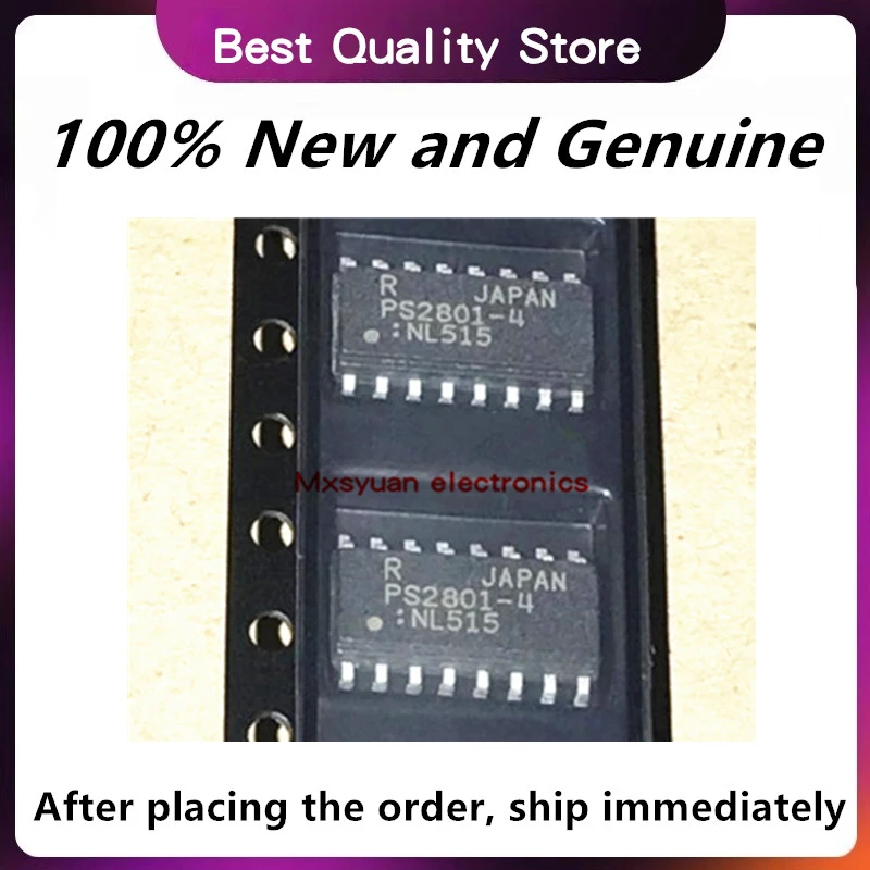 50 PZ/LOTTO Originale PS2801-4-F3-A PS2801-4 PS2801 SOP16 100% Nuovo e Genuino