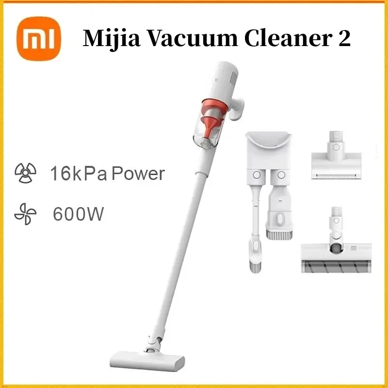 XIAOMI MIJIA Vacuum Cleaners 2 B205 Household Sweeping 16kPa Strong Cyclone Suction Cleaning Tools Multifunctional Brush B205