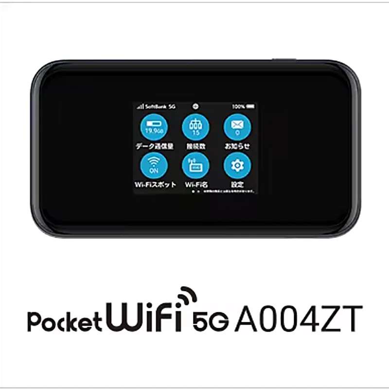 

Unlocked ZTE 5G Mobile Hotspot Routers A004ZT Dual Band 2.4/5GHz WiFi 6 Pocket Router 5G LTE 3Gbps 4100mAh Routers For Home Wifi