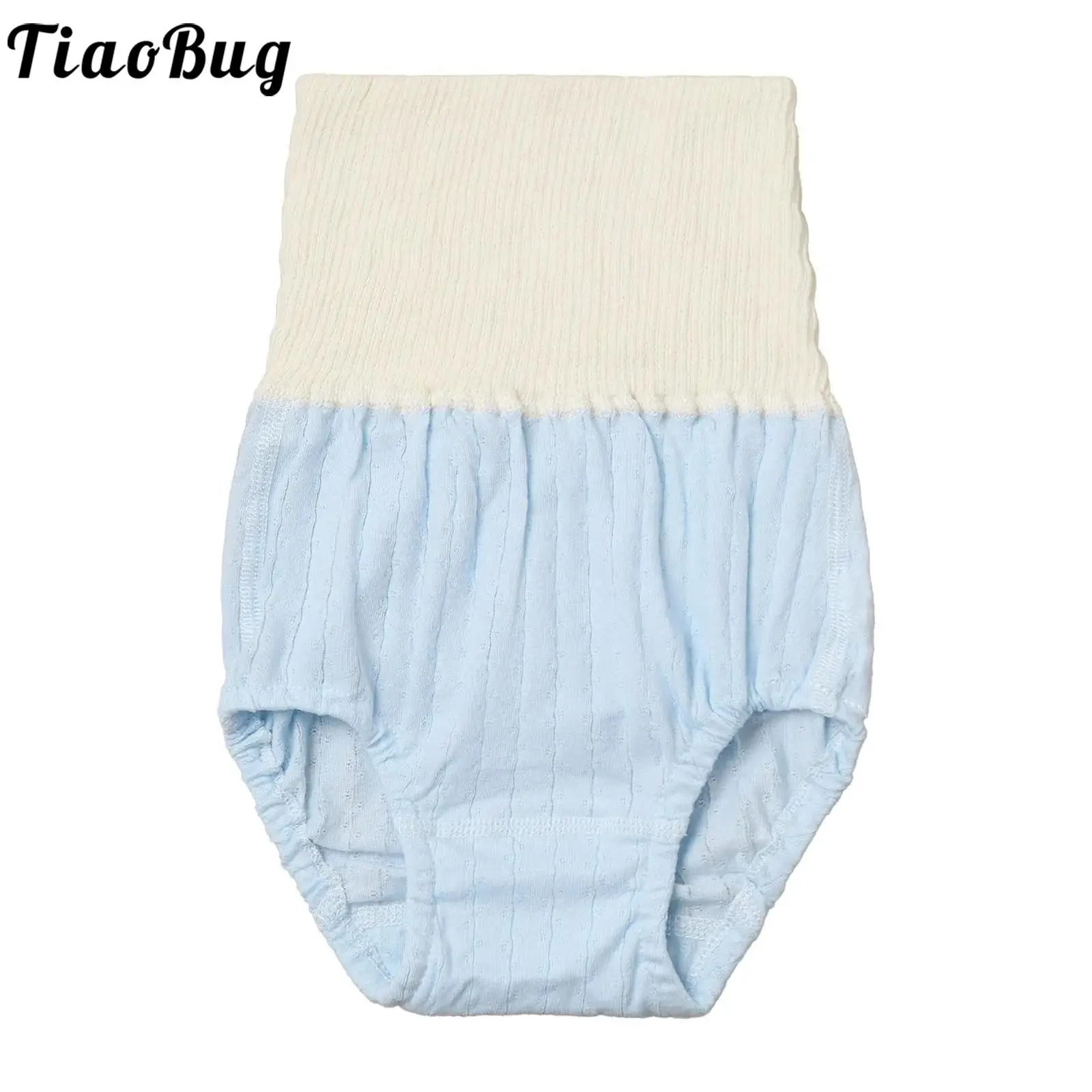 

Baby Girls Cotton Bloomers High Waist Elastic Waistband Diaper Cover Briefs Underwear Toddler Infant Clothes Home Daily Wear