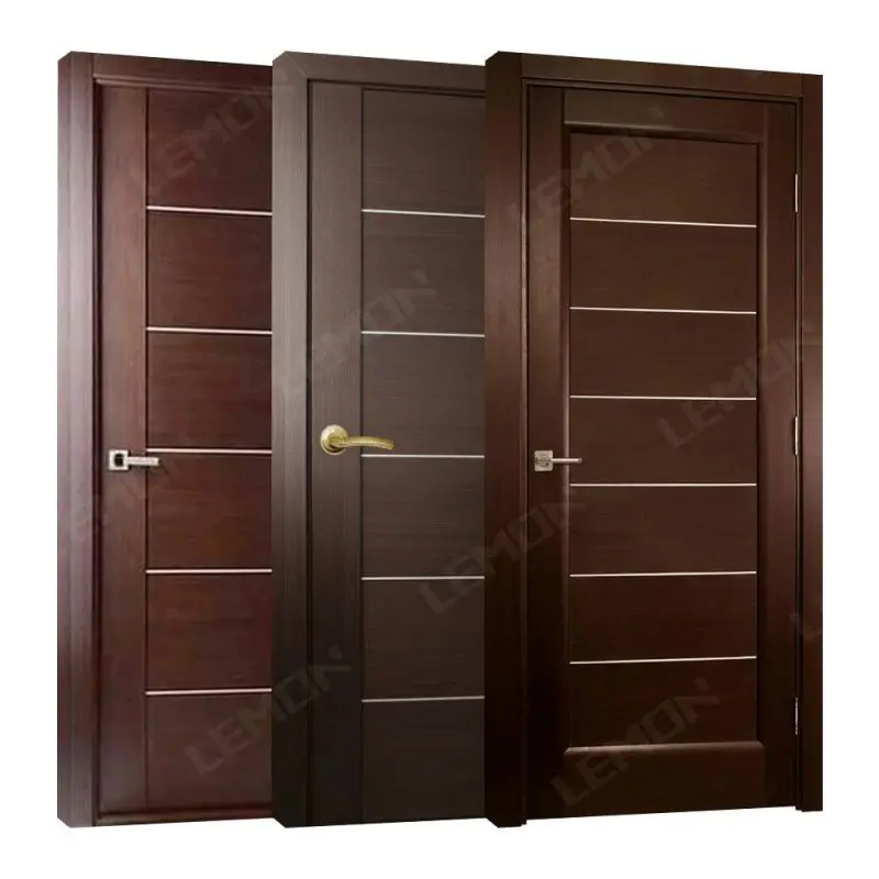 

Hot Sell Good Quality Low Price Waterproof Soundproof Wood Doors Designs American Style Contemporary