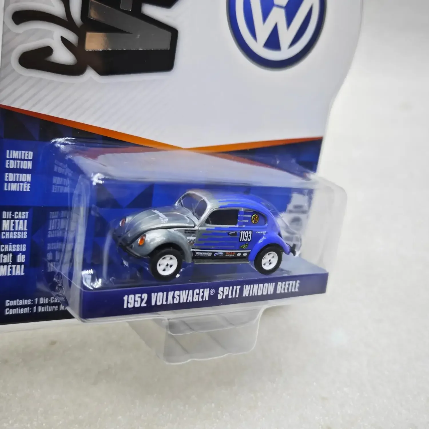 

Greenlight 1:64 V-Dub 20-1952 Volkswagen Beetle-Falken игрушечная модель из сплава в твердом переплете