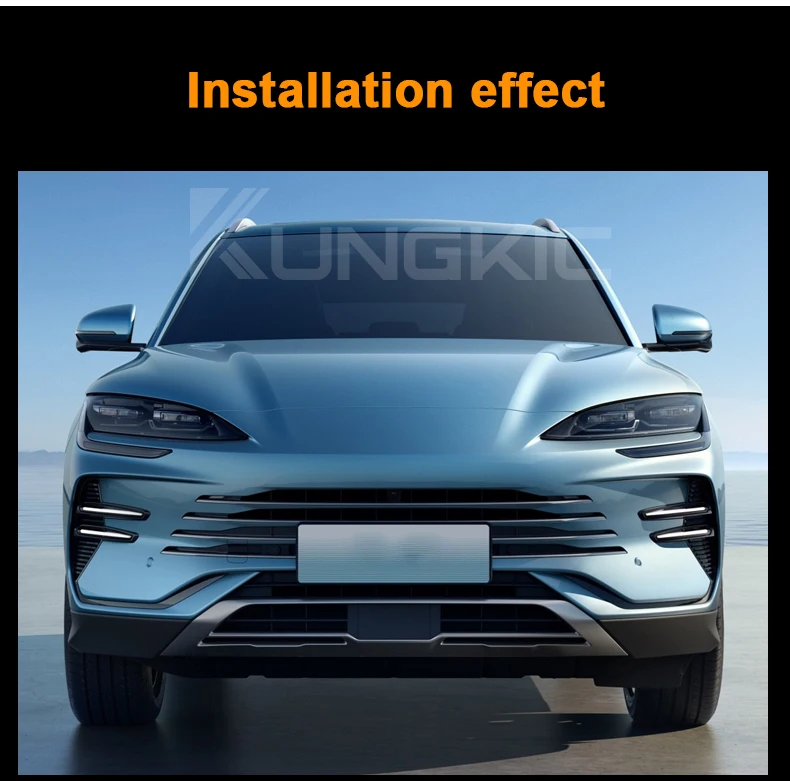 Für BYD SONG PLUS DM-i SEALION 6 DM-i 2023-2025 TPU Scheinwerfer- und Rückspiegel-Folie B- und C-Säulen Vorgeschnittene Kratzschutzfolie – Detail 14
