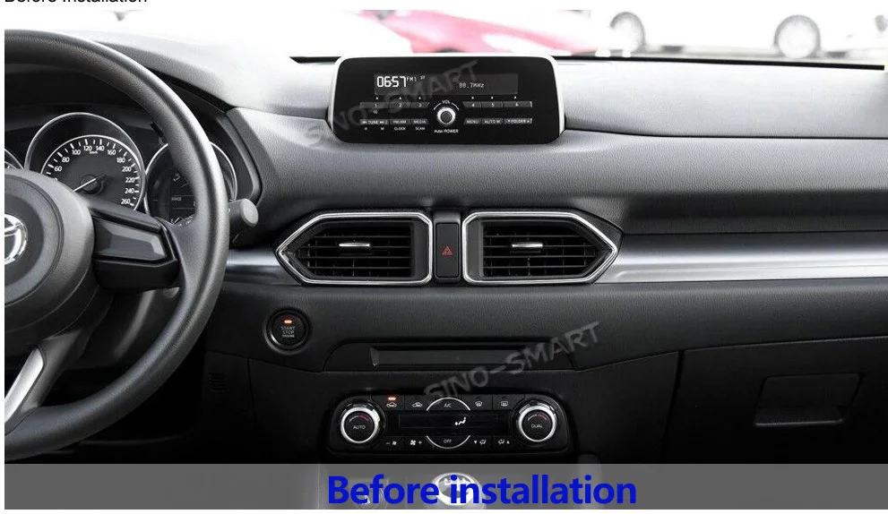 SINOSMART 10,25" Android QLED Multimedia-Display für Mazda CX-5 CX5 2017–2021 | 1920×720 | CarPlay | DSP 48EQ | BOSE kompatibel – Detail 3