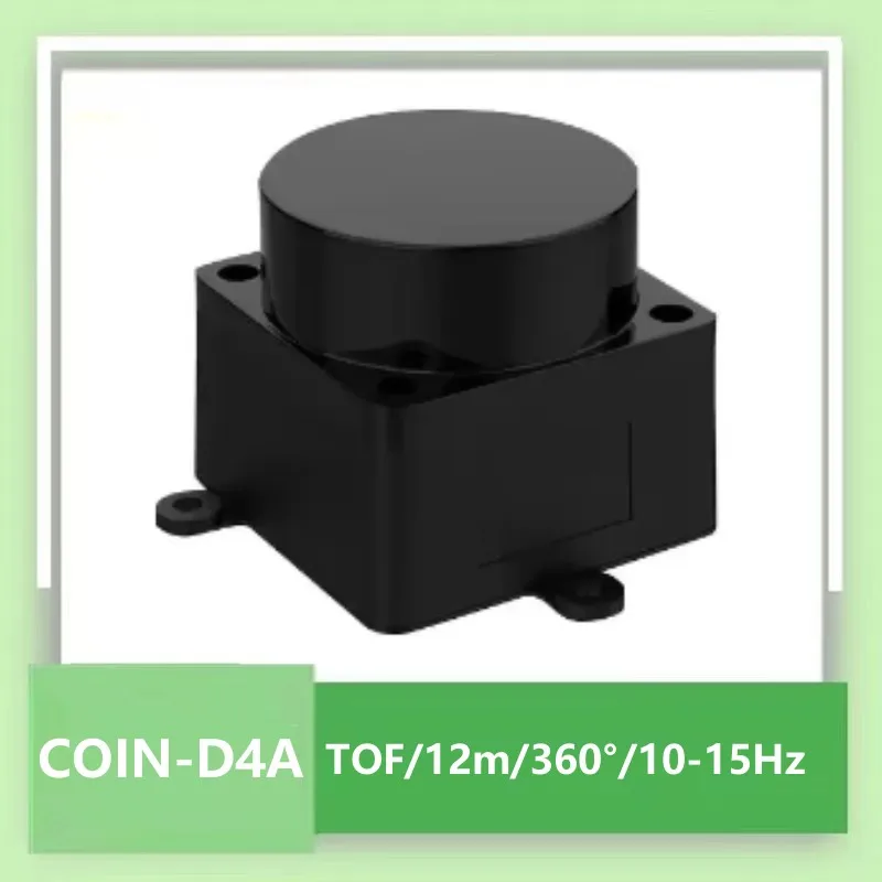 COIN-D4A DTOF 12M 360 ° scanning ranging LiDAR is suitable for mapping, navigation obstacle avoidance, environmental modeling