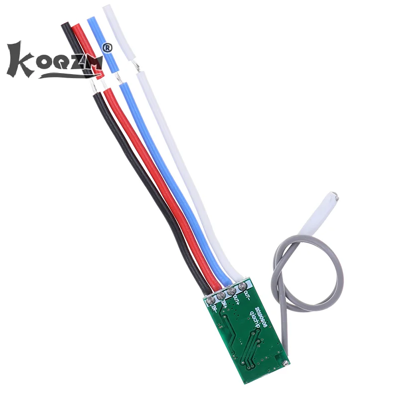 Micro modulo interruttore luce telecomando wireless ricevitore relè RF 433 Mhz 1CH