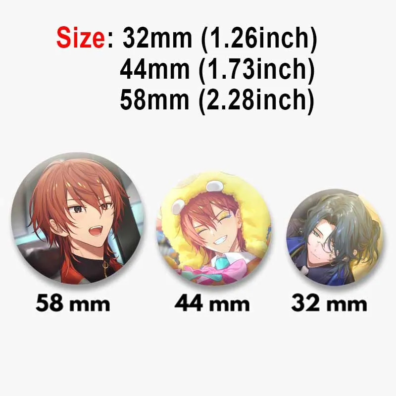 Anime Game 18trip Enamel Brooch Cartoon Idol Hallritt Renga Nishizono Kafka Badges Lapel Pin