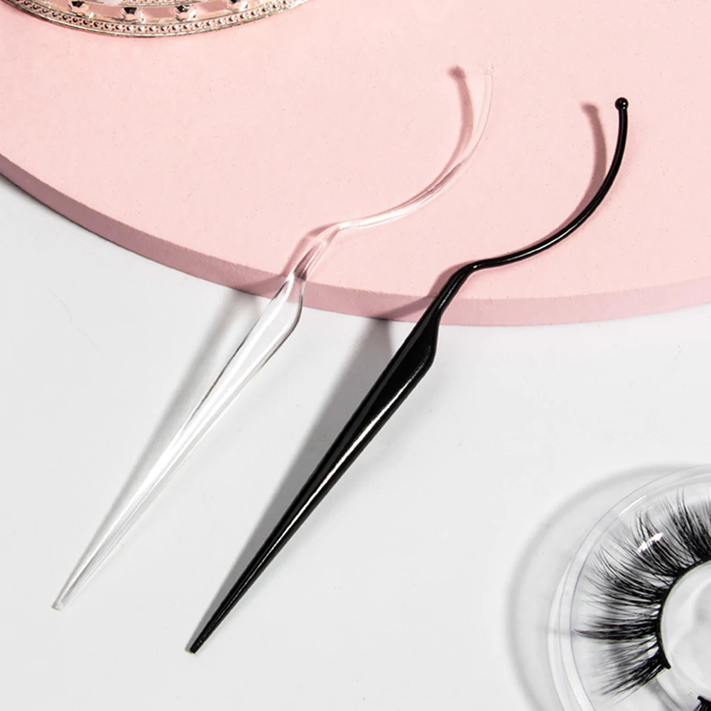 2 uds extensiones de pestañas 3D estilo prueba en Stick herramienta aplicadora de pestañas postizas para mostrar efecto de pestañas de injerto