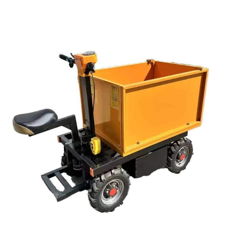 Electric construction site ash dump truck trolley engineering electric tricycle carrying goods core motor components