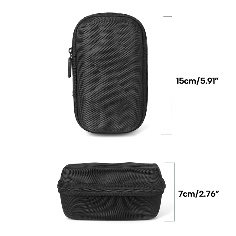 Anti Dust Watch Travel EVA Case Zipper Storage Coin Bag Wristwatch Box Waterproof Portable Watch Storage Box Shockproof