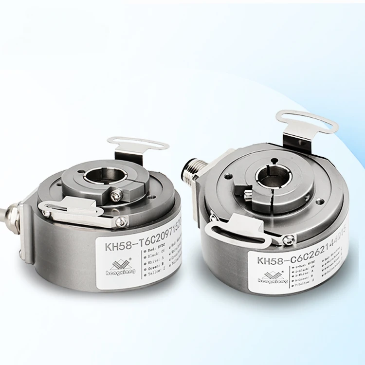 KH58 Hollow Shaft Dia 10/12/14/15 mm  Highest PPR 24Bits TTL 5v 2048 PPR Hallow Shaft Incremental Encoder