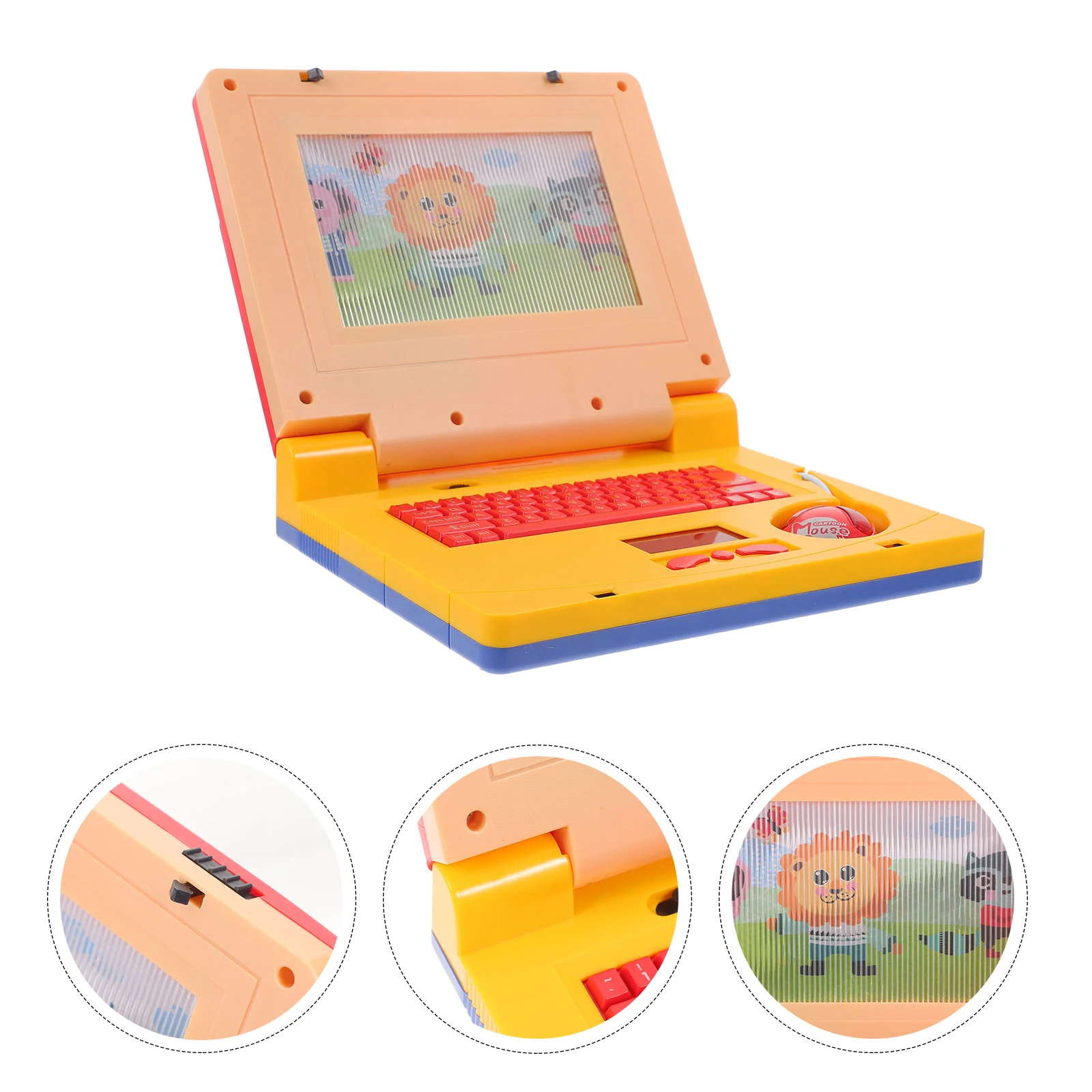 

Simulation Cartoon Laptop Kids Beginners Funny Children Electronic Component 4-6 Year Old