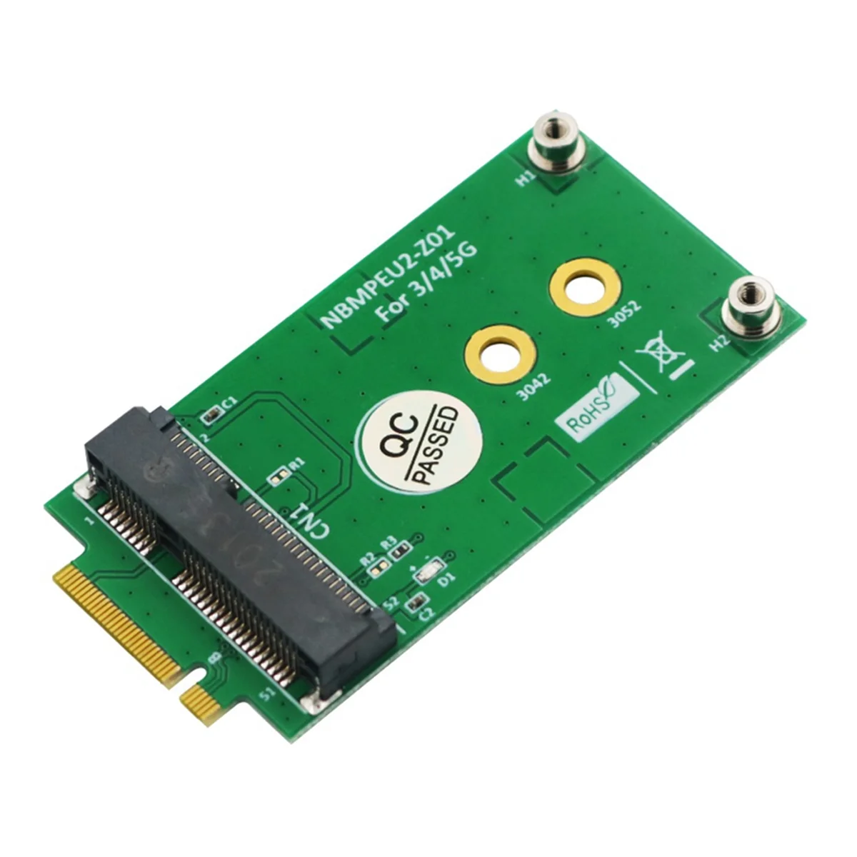 ABEP-NGFF M.2 B Key Interface to Mini PCI-E MPCIE Wireless Adapter Card for 5G 4G 3G LTE GSM Module NO NANO SIM Card Slot