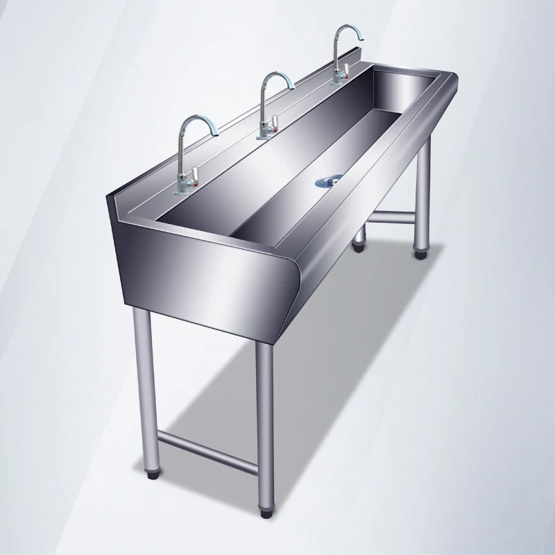 

Commercial kitchen, school, kindergarten, factory, stainless steel sink, dishwasher, sinks