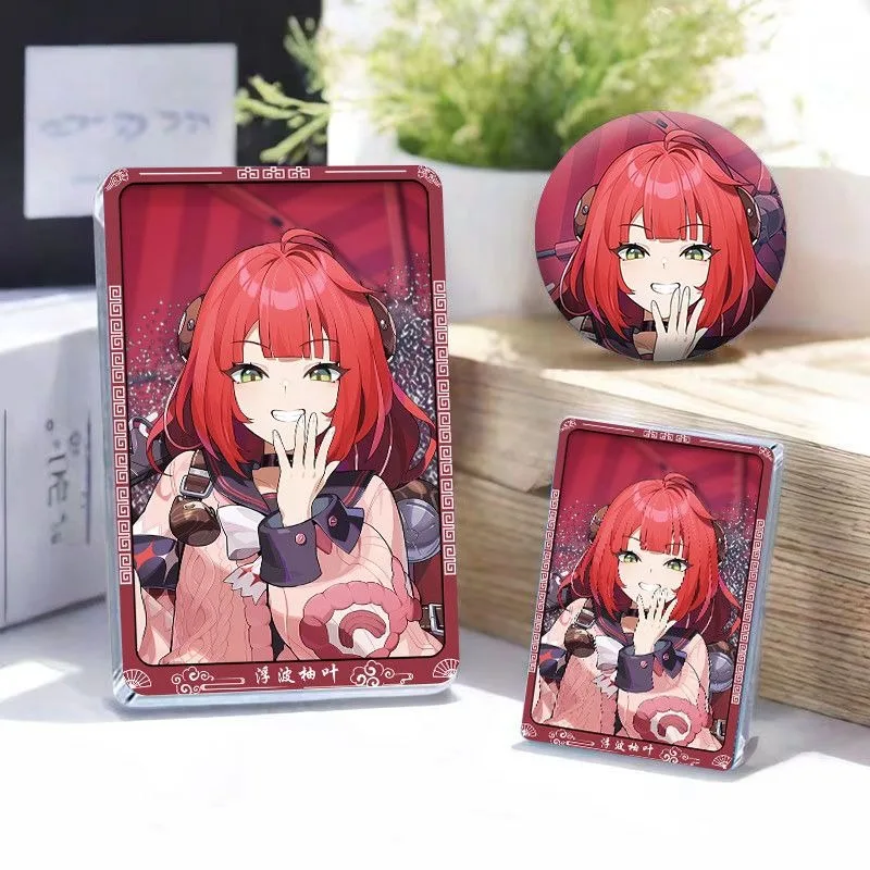 

Ukinami Yuzuha Cosplay Game Zenless Zone Zero Badge Quicksand Mahjong Desktop Decorations Role Play Props Accessories Gifts