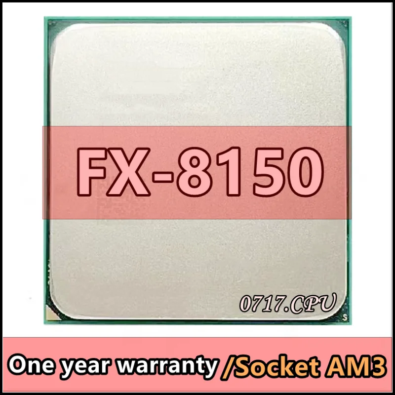 Processador FX 8150, FX8150, 3,6 GHz, CPU de 8 núcleos, soquete FD8150FRW8KGU, AM3 +