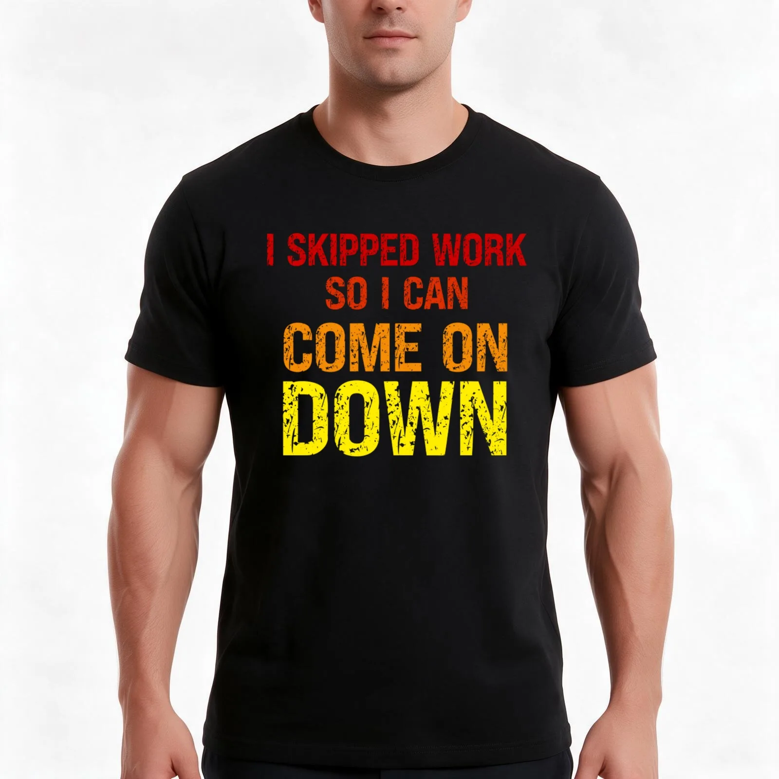 I Skipped Work So I Can Come on down Game Show Contestant T-Shirt Summer Casual Cotton Tee Oversized Streetwear Tops