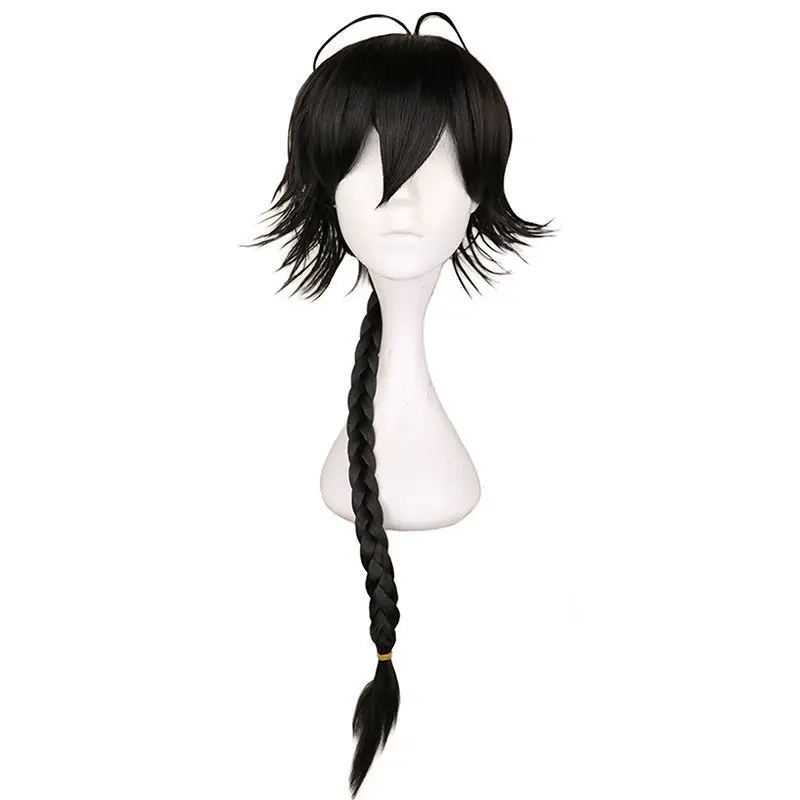 キツネ悪魔仲人コスプレウィッグ白イニシャルオリエンタルイニシャルふわふわショートカーリーロング三つ編み黒メーカー卸売