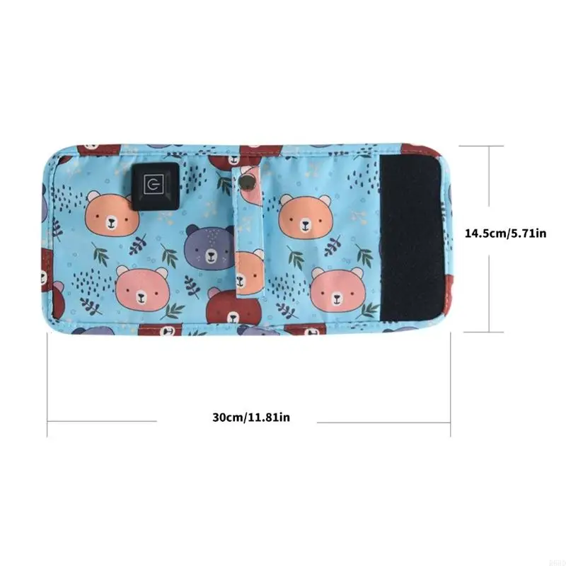 R66D Adorável Urso Moldado Garrafa Infantil Toastier USB Propelido 3 Abordagens Transportável Fogão Enfermagem Substância